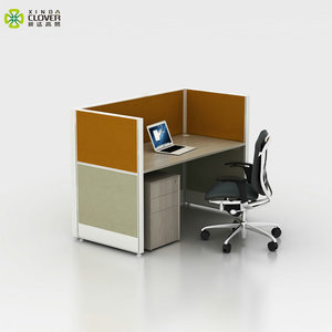 최신 사무실 파티션 디자인 CAD 워크스테이션 가구 사무실 큐비클 <span class=keywords><strong>4</strong></span>인용 - Product Image 3