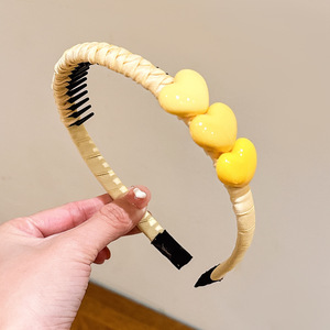 Ms-856 Korean Kids Cute Cartoon Flower <strong>Heart</strong> Hairbands Non-slip Comb <strong>Headbands</strong> for <strong>Baby</strong> Girls Fashion Hair Accessories - Product Image 6