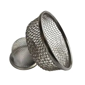 40 60 80 Mesh 304 316 Stainless Steel Wire Mesh Water Filter Cap