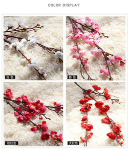 94cm Simulation Offre Spéciale <span class=keywords><strong>Fleur</strong></span> douce d'hiver chinoise <span class=keywords><strong>Fleur</strong></span> de <span class=keywords><strong>cerisier</strong></span> japonais Fleurs de <span class=keywords><strong>cerisier</strong></span> artificielles - Product Image 3