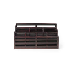 Garantie de qualité Magus bambou Flexible moderne paniers de rangement vente chaude Rectangle bureau organisateur étagère - Product Image 2