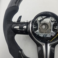 Volant de voiture en microsuède LED en fibre de carbone personnalisé en usine pour BMW Série 3 Série 5 F10 F20 F30 F90 F01 F02