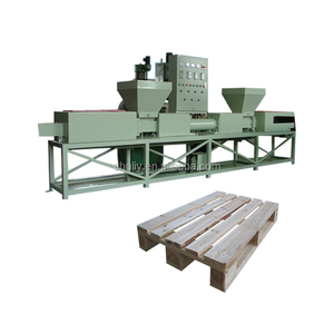 Presse hydraulique pour palettes, machine à presser à chaud pour blocs de pieds en <span class=keywords><strong>bois</strong></span>, machine à fabriquer des blocs de palettes en sciure de <span class=keywords><strong>bois</strong></span> compressée - Product Image 1