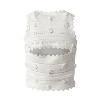Design élégant pour femmes sans manches robe d'été col rond coupe ajustée décontracté 2 pièces ensemble-vente en gros Offre Spéciale élégant pull pour femmes