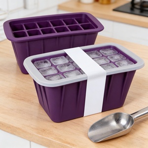Wholesale Scale Silicone <b>Block</b> Bpa Free Reusable 8Lb Extra Large Bath Mold for Ice Cream Maker - Product Image 1