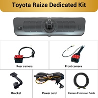 Caméra de tableau de bord pour Toyota Raize H10 Pro avec streaming, rétroviseur 2K 9,2 pouces, double objectif avant et arrière, WiFi, certifiée CE FCC, d'origine usine