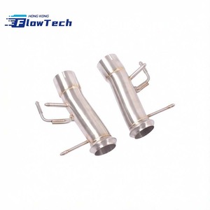 Tuyau d'échappement avant haute performance en acier inoxydable avec finition lisse pour Ferrari SF90 3.9T V8 - Product Image 5