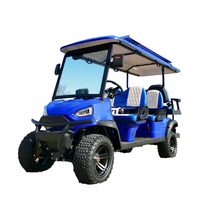 Voiture de golf électrique Lexsong 6 places 72V 4KW 5KW 7KW Moteur 4 places Buggy avec fonctionnalités de chasse surélevées