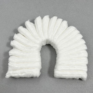 Produsen gulungan wol katun 100% penyerap tinggi desain Zig Zag lipat ramah kulit untuk penggunaan medis - Product Image 5