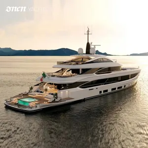 JNCN 2024 desain baru perahu mewah serat kaca kelas atas mewah untuk Eropa Amerika Utara Asia Yacht kapal pesiar Super mewah