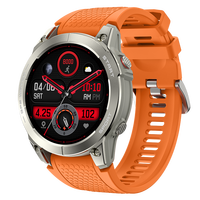 GPS Smartwatch mit AMOLED-Bildschirm, IP68 Wasserdicht, Silikonarmband, Herzfrequenz- und Blutsauerstoff-Monitor, Schlaftracking für Anrufe 5-10