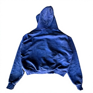 Stay Grounded Embroidered Crop Hoodie Unisex Oversized French Terry <b>Sweatshirt</b> Casual Autumn Wear - Product Image 2