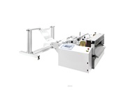 Huazhixin Máquina Cortadora Automática de Lámina de Cobre de 34m/min, de Rollo a Hoja, 400mm, Cortadora Computarizada de Sobremesa para Fundas de Lámina y Películas