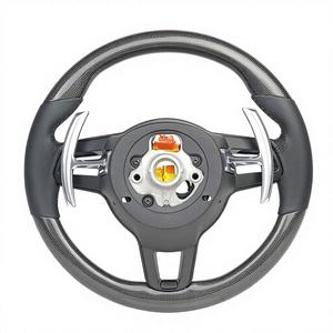 لـ 15-23 Porsche Cayenne GT تعديل الألمانية 3K جلد عادي الرياضة 6 تكلم شعار مخصص - Product Image 5