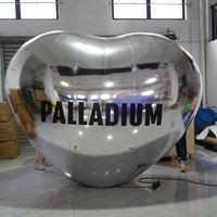 Ballon gonflable géant en PVC effet miroir argenté pour la publicité et la décoration – Ballons publicitaires gonflables
