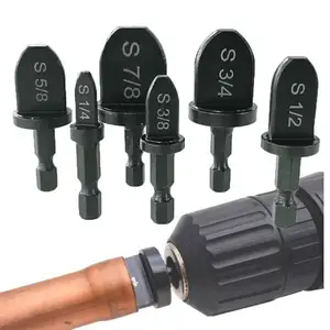 6pcs supporto esagonale per espansore tubo tubo imperiale con codolo esagonale per condizionatore d'aria Set di utensili rotanti Swaging 7/8 3/4 5/8 1/2 1/4