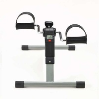 Mini vélo d'exercice pour seniors - Usage domestique intérieur, résistance réglable, pliable, appareil de tonification des jambes, affichage numérique, direct usine