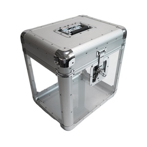 Acrylic Di Động Bền Vinyl Ghi Trường Hợp Bạc Nhôm Vinyl Trường Hợp 7 Inch - Product Image 4