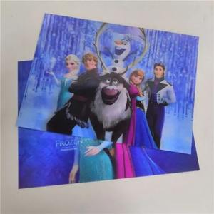 新志雅工場レンチキュラーシートプレートサイズ1200*2400mm <span class=keywords><strong>PET</strong></span> PSプラスチックUV印刷（3Dレンチキュラー印刷用） - Product Image 2