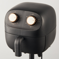267130 Friteuse à air mécanique compacte 900W, design rétro, 1,8L, panier unique