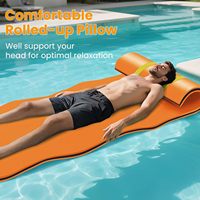 Tapis d'eau flottant 3 couches mousse coussin hamac roulant oreiller conception piscine lac mer