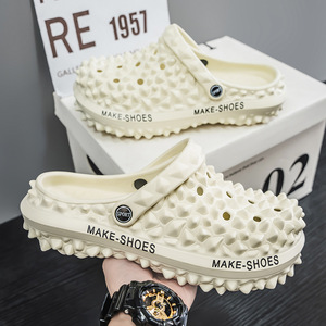 Nouvelles sandales d'été style <span class=keywords><strong>Crocs</strong></span> Durian pour hommes – Tongs de plage tendance, légères et respirantes en EVA, à enfiler - Product Image 4