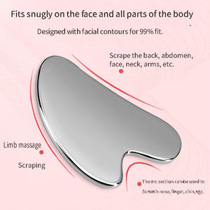 Personalizado <span class=keywords><strong>Guasha</strong></span> Masajeador Facial Hielo Acero Inoxidable <span class=keywords><strong>Guasha</strong></span> Set - Product Image 3