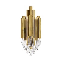 Applique Murale de Luxe en Cristal Postmoderne, Lampes Murales Haut de Gamme pour Villas, Salons et Chambres à Coucher, Éclairage Intérieur
