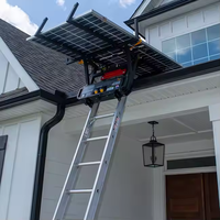 Échelle pliante de 10 m, 12 m, 25 m pour l'installation de panneaux solaires avec levage automatique