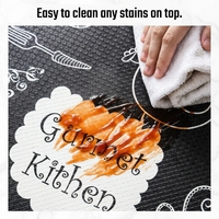 Tapis de sol de cuisine moderne, antidérapant, imperméable, facile à nettoyer, anti-fatigue, en PVC de 10 mm, adapté aux animaux domestiques