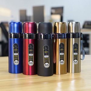 Bouteille isotherme personnalisable en acier inoxydable de 500 ml avec affichage numérique LED de la température, idéale pour le bureau et la cuisine - Product Image 5
