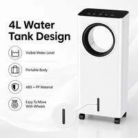 Ventilateur intelligent sans pales à moteur DC sans balais 12 vitesses, minuterie 7,5H, pour un refroidissement électrique optimal en été – Meilleur prix, design moderne et éolien naturel