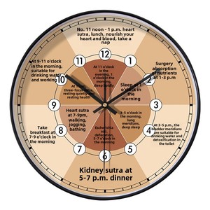 Orologio <span class=keywords><strong>da</strong></span> <span class=keywords><strong>Parete</strong></span> Silenzioso Grande con Design Salutare a Meridiani della Medicina Tradizionale Cinese <span class=keywords><strong>per</strong></span> Saloni di Bellezza - Orologio a <span class=keywords><strong>Parete</strong></span> Bagua - Product Image 5