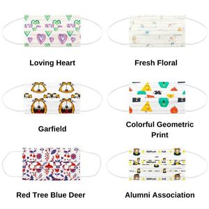 SJ maschera facciale usa e getta di sicurezza carina all'ingrosso colore personalizzato maschera natalizia natalizia moda stampata per bambini - Product Image 6