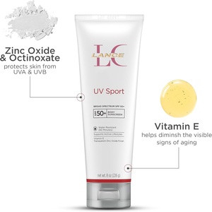 <span class=keywords><strong>Crema</strong></span> Solare Sportiva SPF50 PA+++ Biologica, Vegana, Minerale, a Base di Erbe, <span class=keywords><strong>per</strong></span> Pelle Secca e Grassa Sensibile, Marchio Privato Lance - Product Image 2