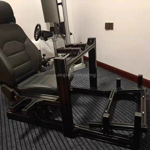 新着初オールアルミ合金ステアリングホイールSCモーション駆動車アーケードゲーム機シートVR 9Dレーシングシミュレーターラック - Product Image 5