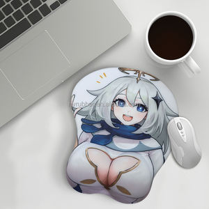 Cuscinetti per <span class=keywords><strong>computer</strong></span> <span class=keywords><strong>da</strong></span> <span class=keywords><strong>polso</strong></span> con tappetino per mouse 3D boobs con personalizzazione del supporto per il poggiapolsi all'ingrosso - Product Image 1