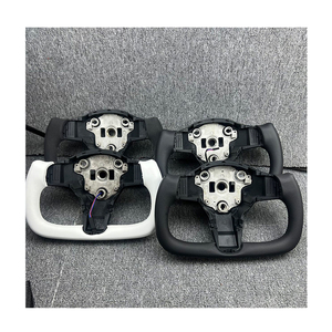Volant en <span class=keywords><strong>Alcantara</strong></span> et carbone compatible avec <span class=keywords><strong>Tesla</strong></span> Model 3 Model Y, chauffant, ajustement OEM - Product Image 5