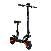 Scooters eléctricos para scooters de cercanías plegables certificados CE en el rango de 55 km de la autopista kukirin G2 45 km /
