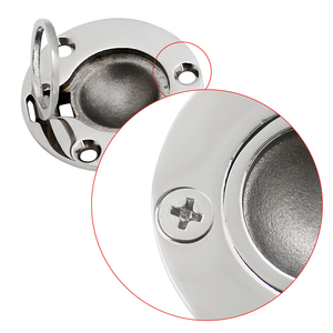 ห่วงดึงดึงแบบกลม316ทำจากสเตนเลสสตีลมือจับสลักประตูตู้เก็บของมีแหวนดึงดึง - Product Image 3