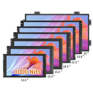 Ánh sáng mặt trời có thể đọc được 1000 nits 10.1 11.6 12 13.3 15.6 18.5 21.5 24 32 inch Độ sáng cao công nghiệp pcap cảm ứng mở khung màn hình - Product Image 1