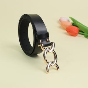 Nouvelle ceinture fine pour femmes en gros, ceinture décorative polyvalente pour <span class=keywords><strong>jeans</strong></span> avec boucle dorée, style coréen haut de gamme. - Product Image 3