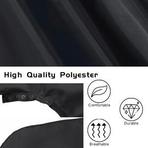 Prix d'usine, imperméable, 100% polyester, doux, cape <span class=keywords><strong>de</strong></span> coiffure personnalisée avec logo, cape <span class=keywords><strong>de</strong></span> coupe <span class=keywords><strong>de</strong></span> cheveux pour salon <span class=keywords><strong>de</strong></span> beauté, 7A - Product Image 2