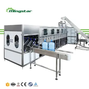 Máquina automática de llenado de agua mineral, 5 galones, botella, planta de llenado de agua potable pura