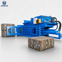 Presse à balles horizontale hydraulique avancée à cycle rapide et haute efficacité avec alimentation automatique par PLC pour le recyclage des déchets de papier