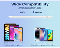 Pena Stylus Logam Profesional Aktif dengan Ujung yang Dapat Diganti, Sensor Sudut Kemiringan, Tanpa Penundaan untuk Tablet iPad 2018-2021