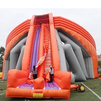 CQ Custom Make Giant Inflatable Slide Airslide Large Airpark Obstacle Course Slides