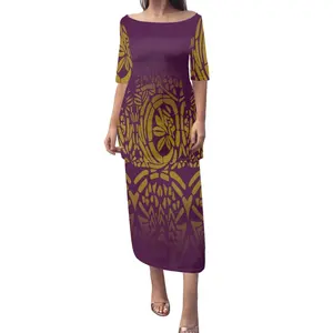 Женское платье в этническом стиле, облегающее платье с открытыми плечами и рукавами на заказ, 2023