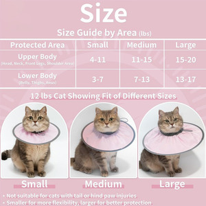 Kerah Penyangga Leher Anjing Kucing Anti Air, Dapat Disesuaikan, Laris untuk Pemulihan Pasca Operasi dan Mencegah Jilatan - Product Image 2