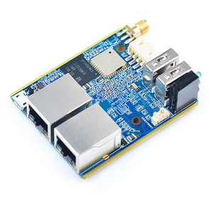 NanoPi R1 enrutador IoT de puerto de red dual suministrado de fábrica 1G RAM + 8G EMMC BT WiFi Placa de desarrollo de código abierto con estuche - Product Image 1